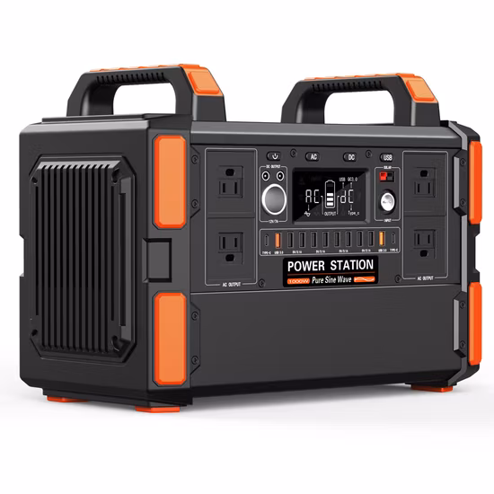 Camping Electric 1500 Watt Portable Pure Sine Wave Inverter Power Station Solar Generator
