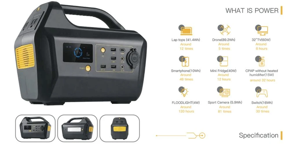 230 V 500wh 600W 1000wh Powerstation 1500 Watts 2kw 2000wh 200000mAh Power Bank Solar UPS Power Station